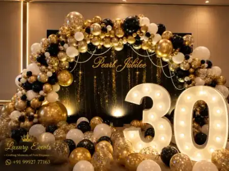 Corporate event and office launch balloon backdrop, Gurugram