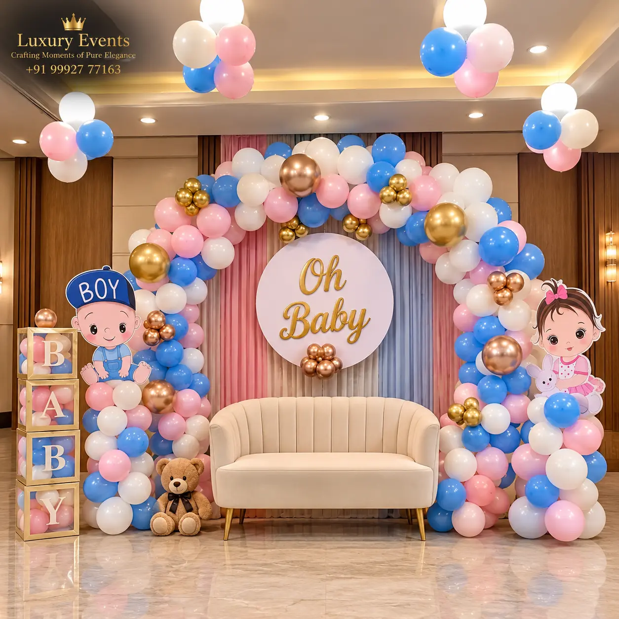 Baby Shower Decoration Cost in Gurugram: 2026 Price & Package Guide