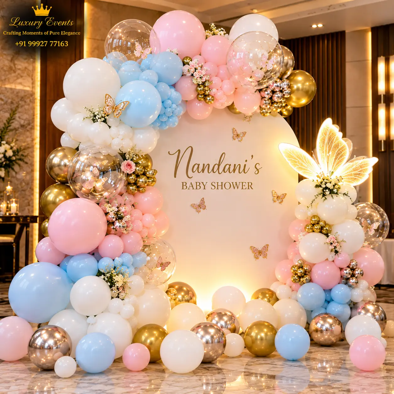 Baby Shower Decoration Near Me in Gurugram: Themes, Setups & Prices