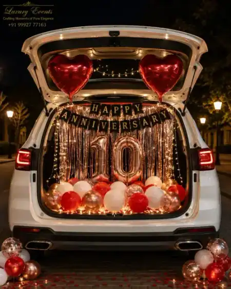 Car Boot Surprise Decoration in DLF Phase 5, Gurugram: Local Setup & Pricing Guide