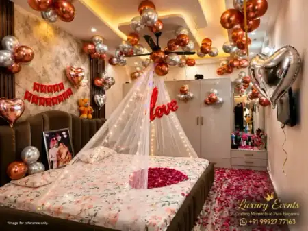 Professional cabana canopy decoration setup, Gurugram