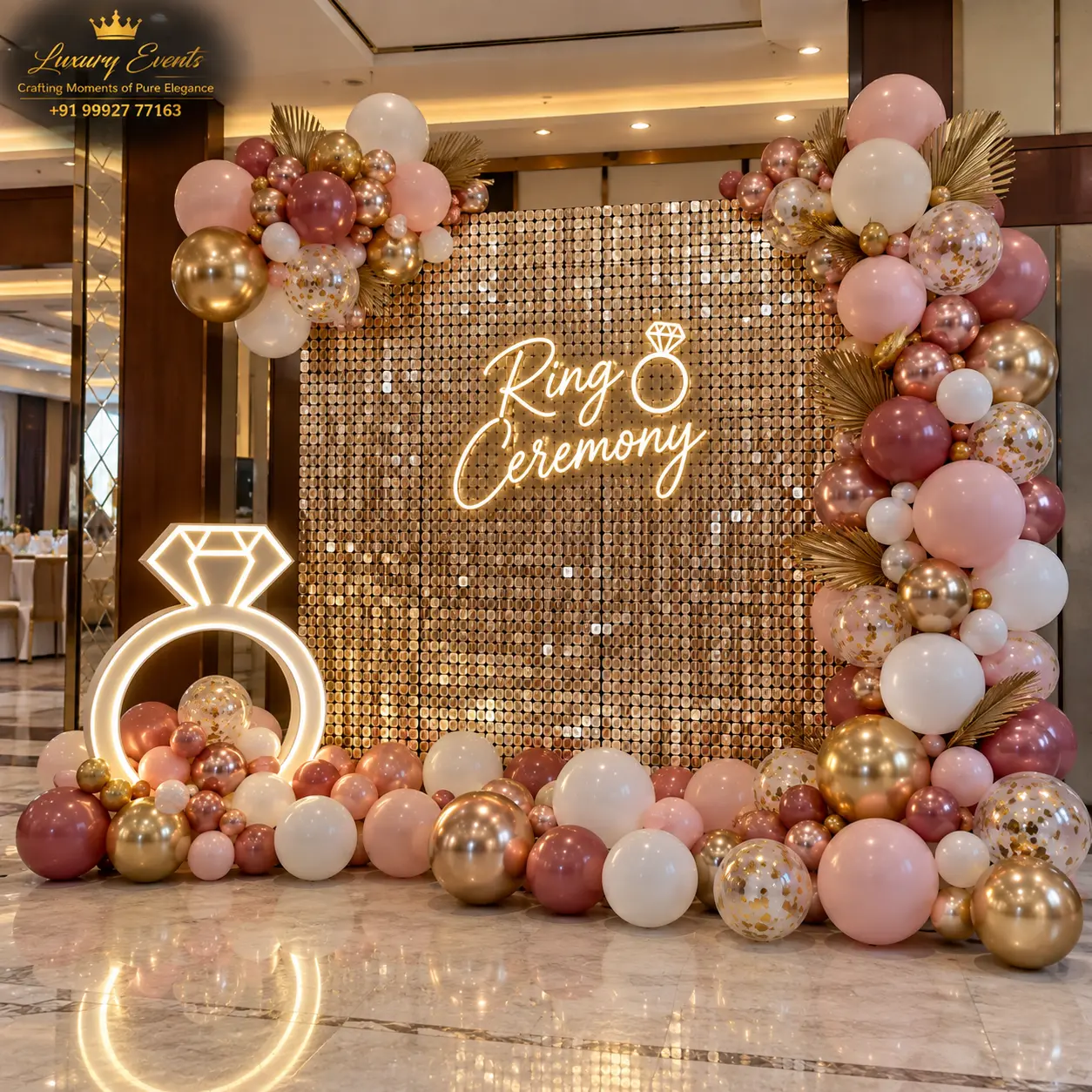 Engagement Decoration Near Me in Gurugram: Roka & Ring Ceremony Setups