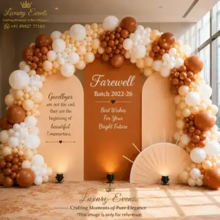 Executive farewell decoration in DLF Phase 5, Gurugram