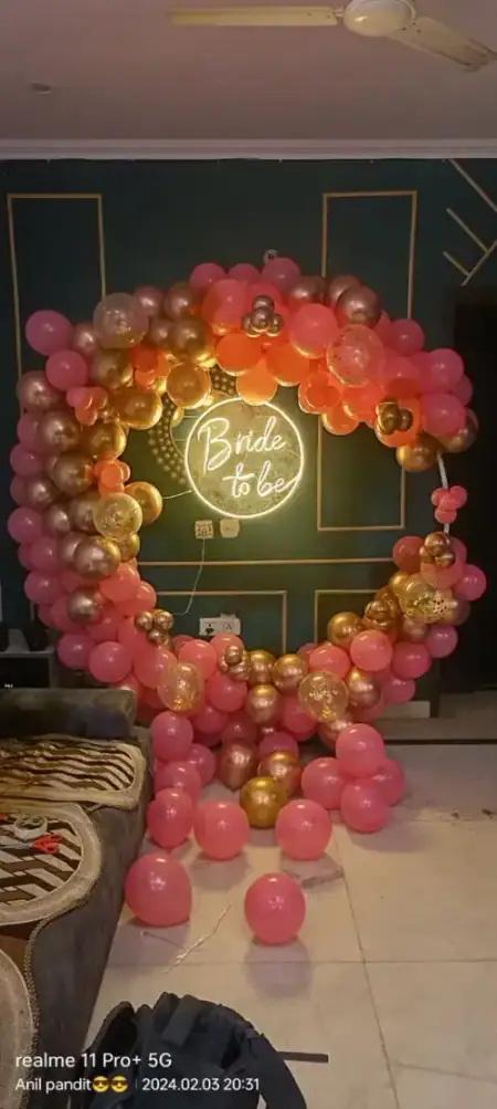 Intimate Bride To Be Room Surprise Gurugram