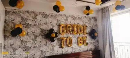 Bachelorette Lounge Decoration with Pastel Balloons Gurugram