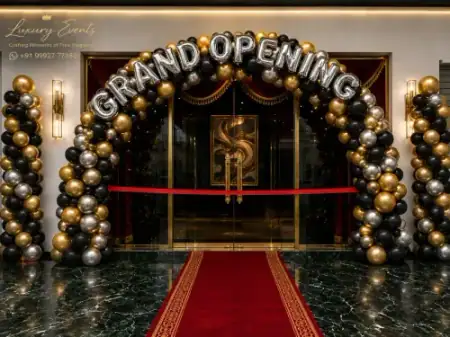 Grand Opening Balloon Arch Decoration in Gurugram